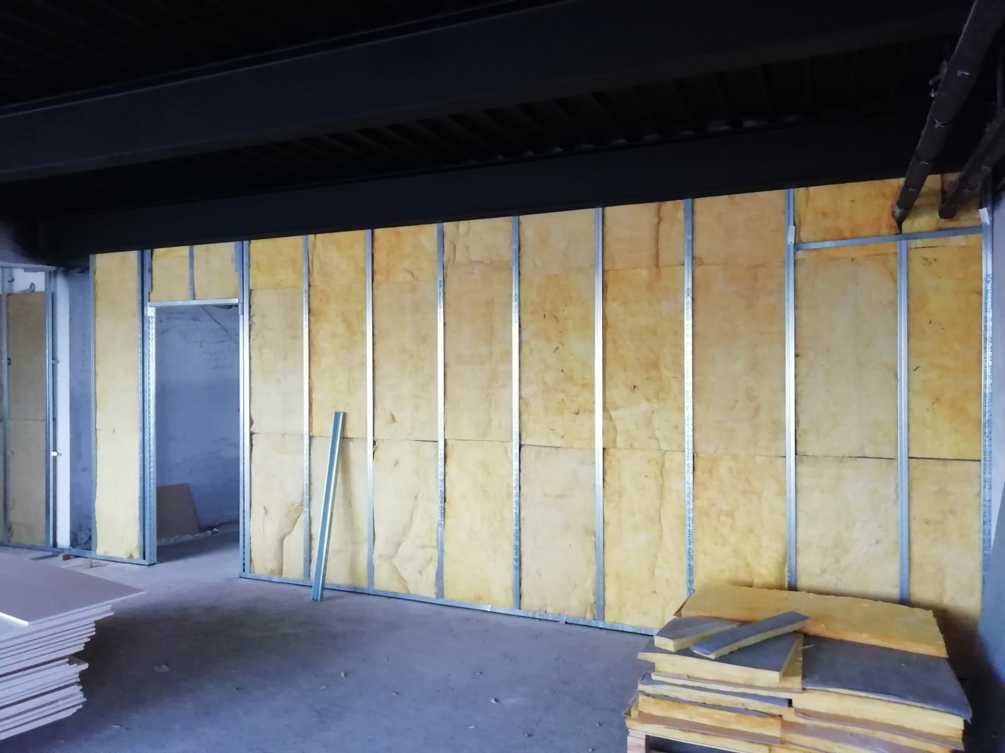 Монтаж на гипсокартон – Обект 2