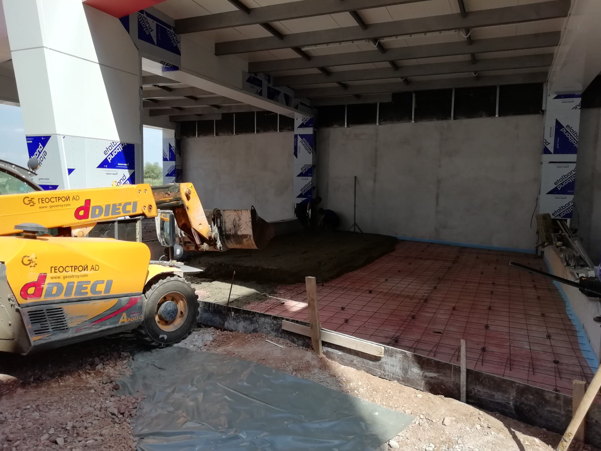 Изливане на бетон 4