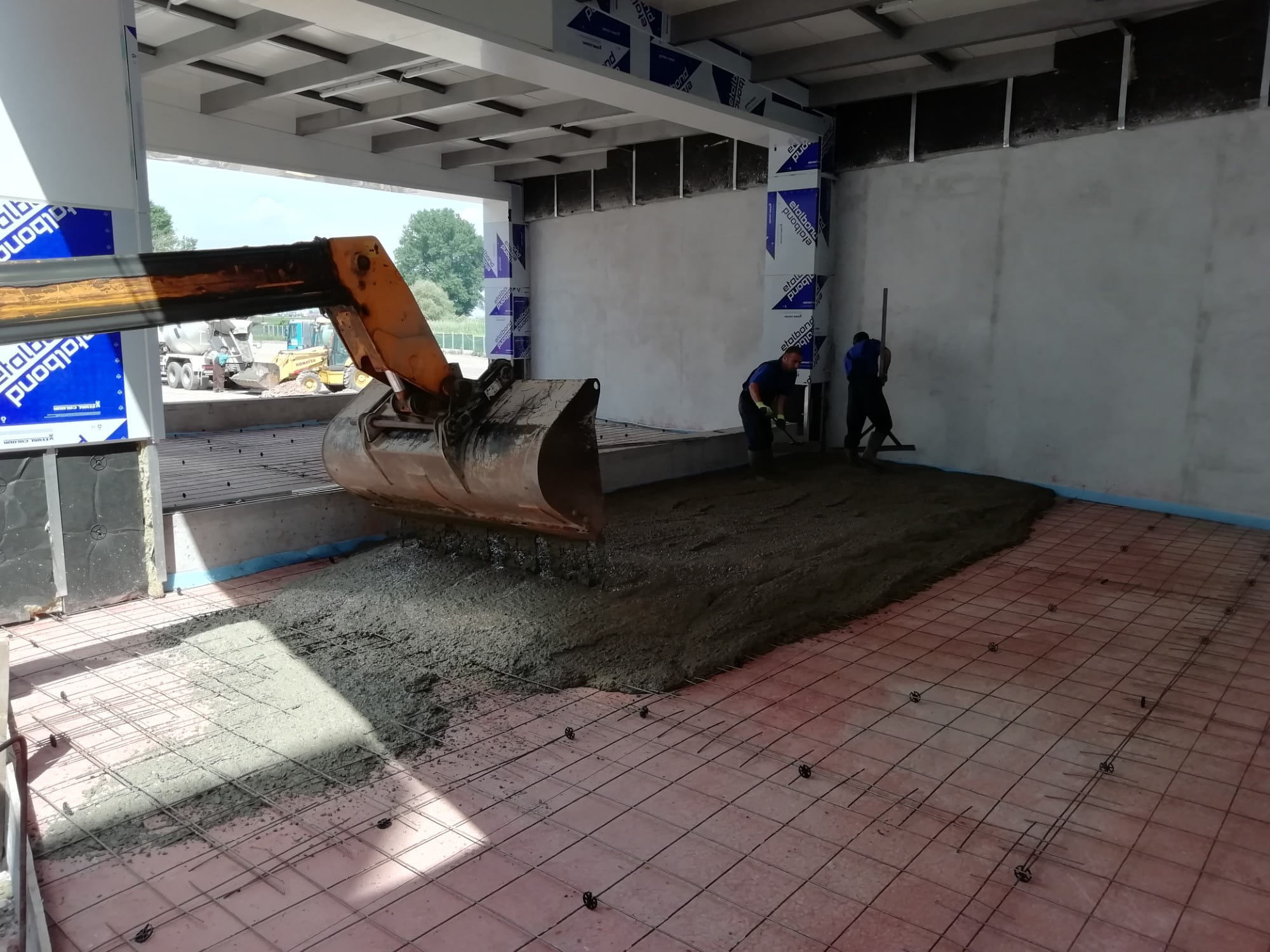 Изливане на бетон 5