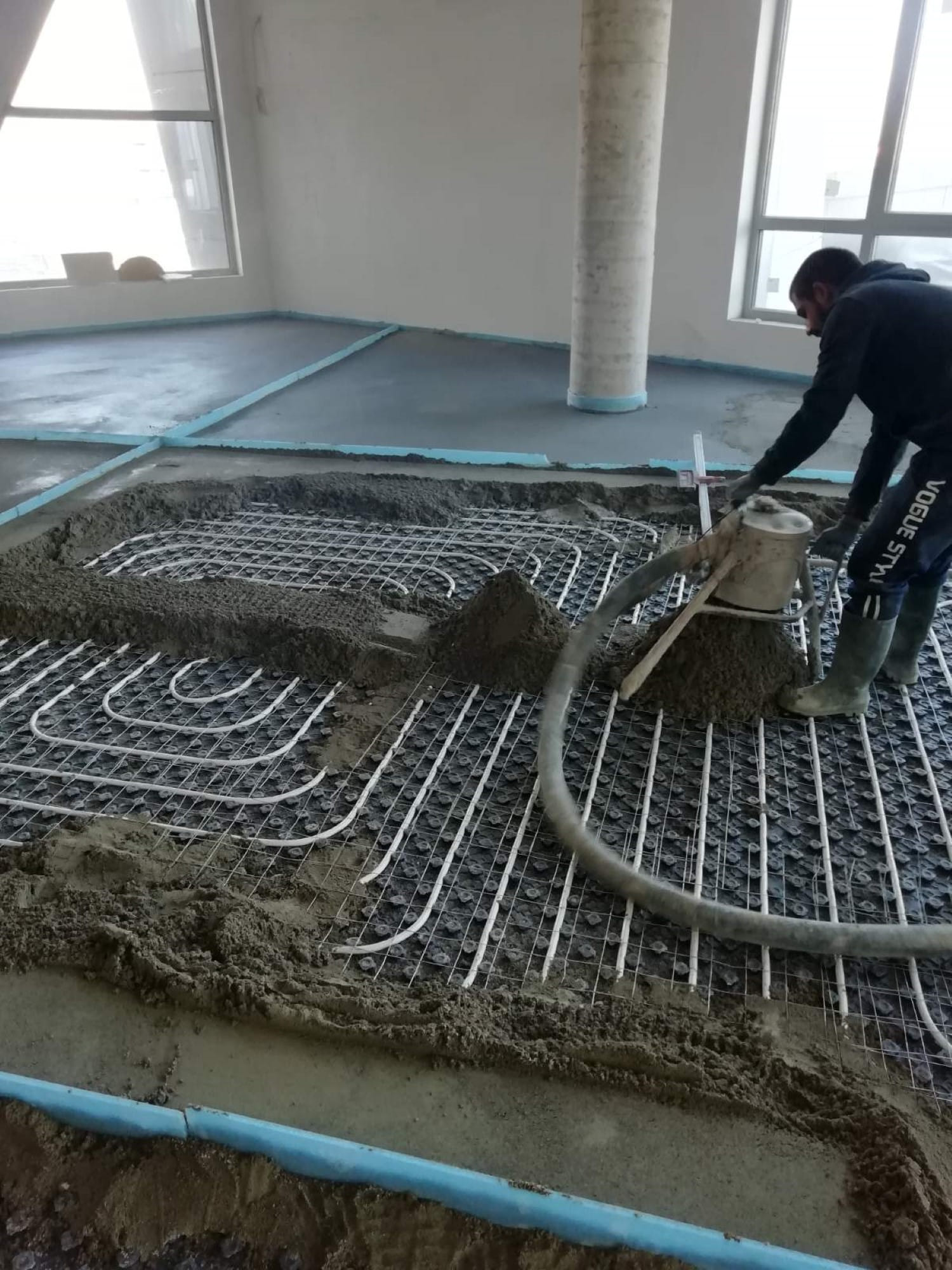 Монтаж на подово отопление 1