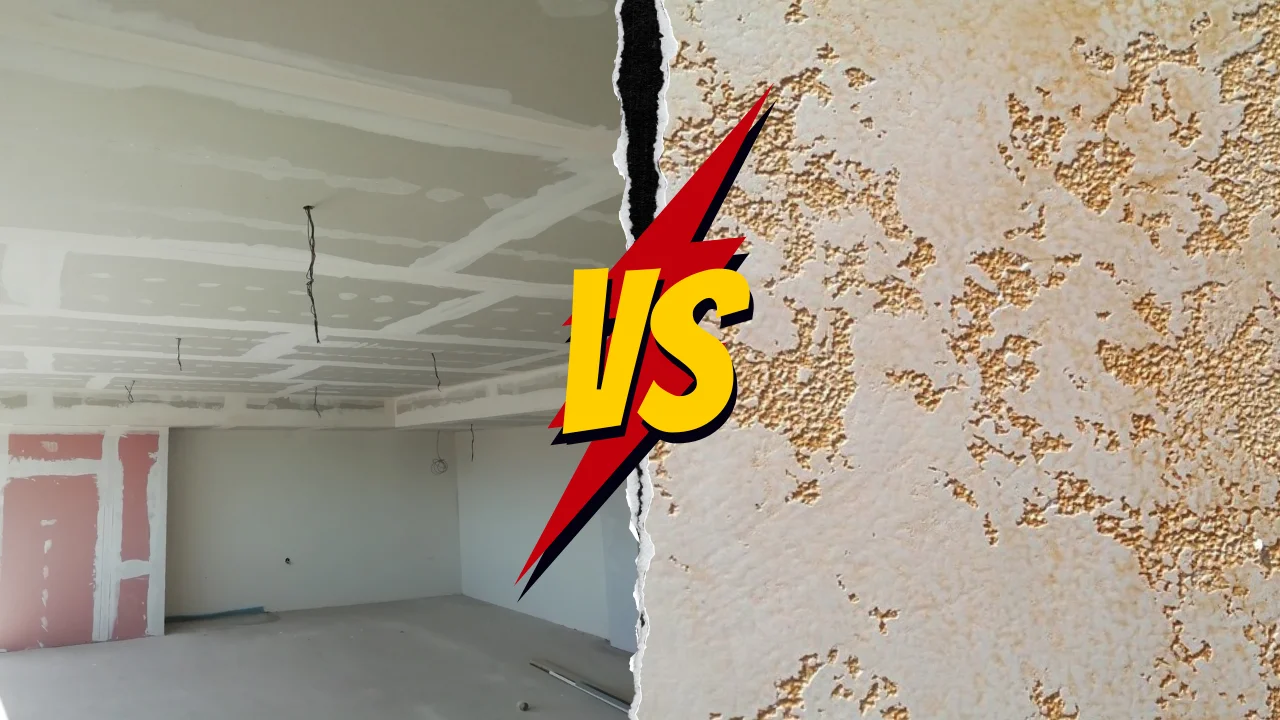 Гипсокартон или мазилка