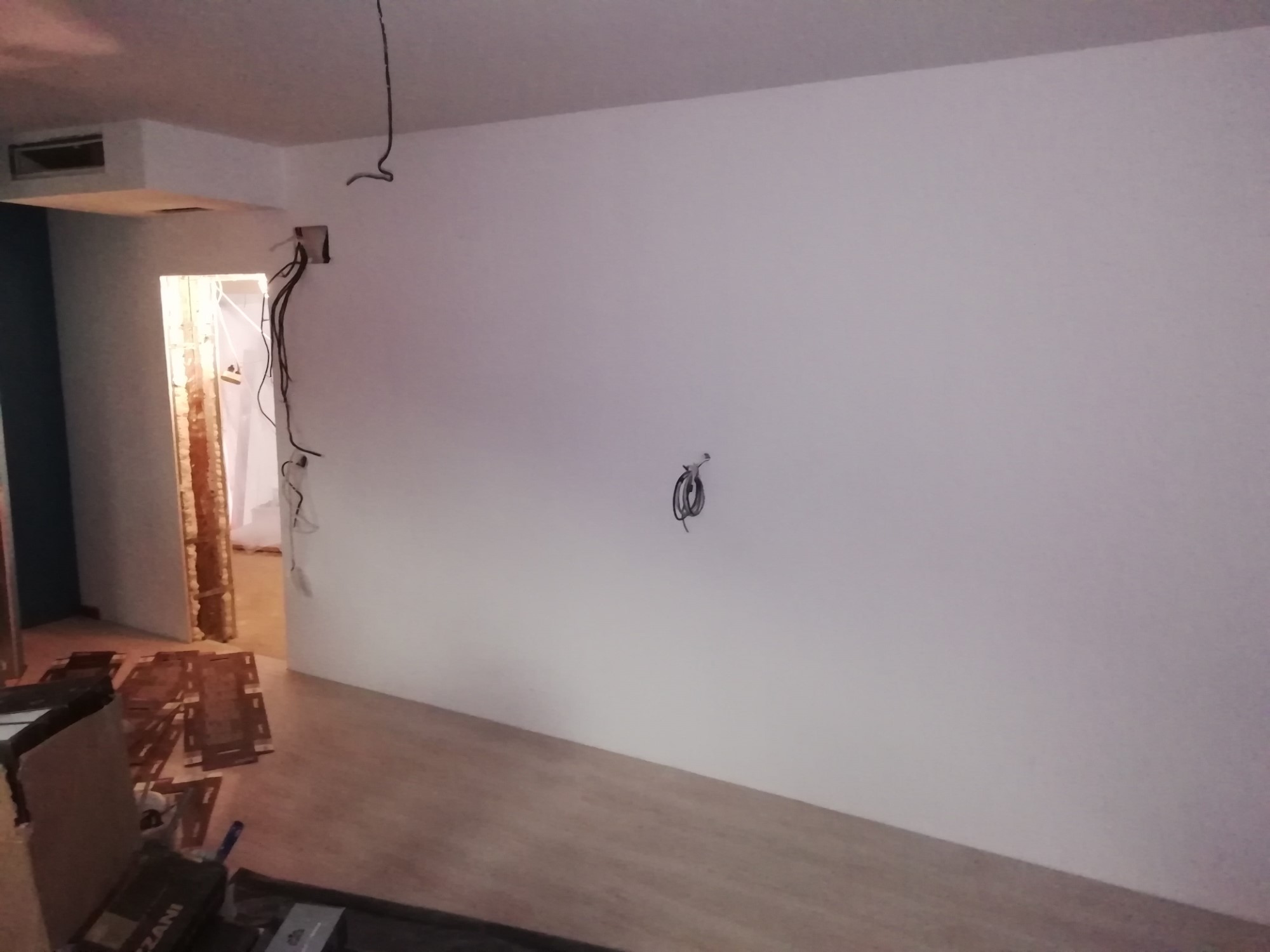 Полагане на фина шпакловка